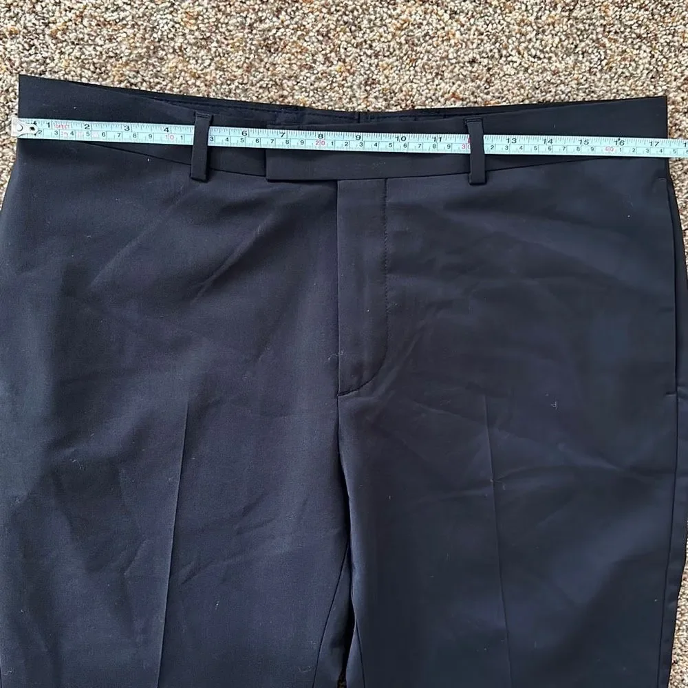 Sandro Classic Suit Pants Black Size 42 - Picture 3 of 10